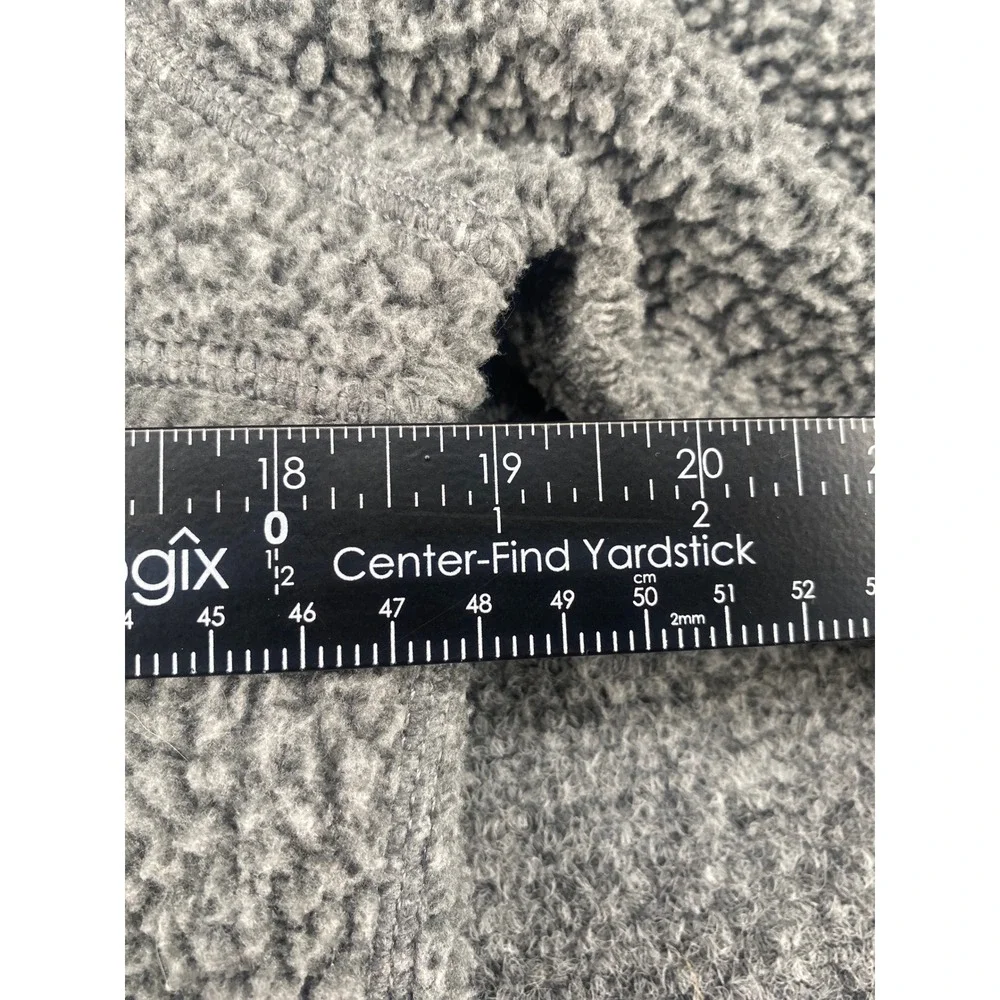 Carhartt Sherpa Fleece Pullover Jacket Women S Gray Relaxed Fit Snap Neck 2258